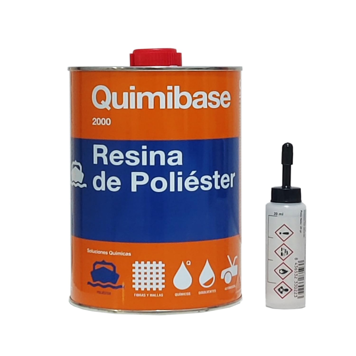 Polyesterharz 1 kg + Katalysator (1 kg) von QUIMIBASE