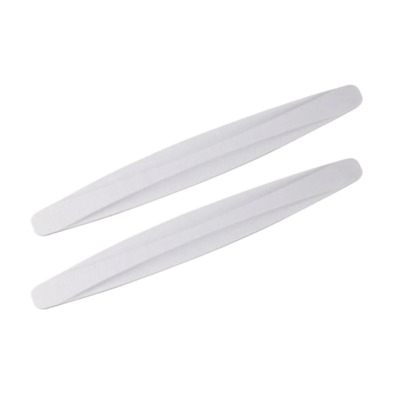 2 Pcs Stoßstange Anti-kollision Streifen Tür Körper Kratzer Automotive Schutz Band Anti-kollision Streifen Auto Zubehör(White-2) von QUPXBE