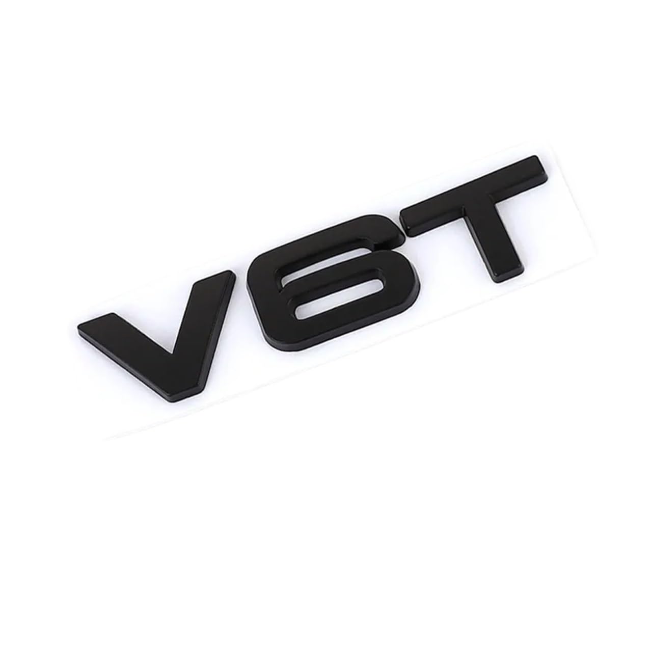 Autoaufkleber 3D V6T V8T Logo Metall Emblem Abzeichen Aufkleber Verschiebung Aufkleber Kompatibel mit S3 S4 S5 S6 S7 S8 A4L A5 A6L A7 Q3 Q5 Q7(Black V6T) von QUPXBE