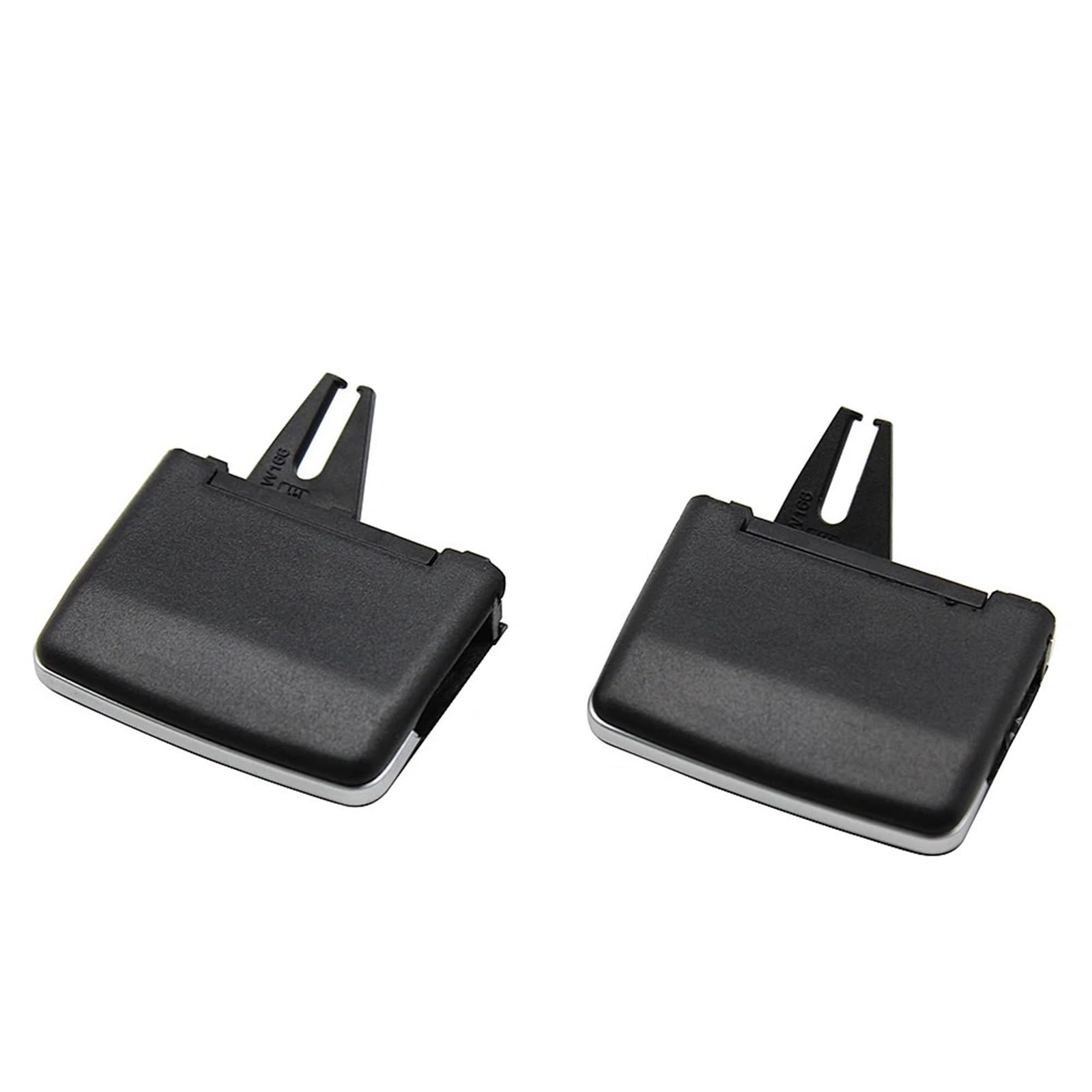 QUTALP Auto-Klimaanlagen-Entlüftungsgitter for die B-Säule, for Mercedes-Benz W166 W292 M ML GL GLE GLS 2012-2015 Clip für Entlüftungslasche(Rear Black 2pcs) von QUTALP