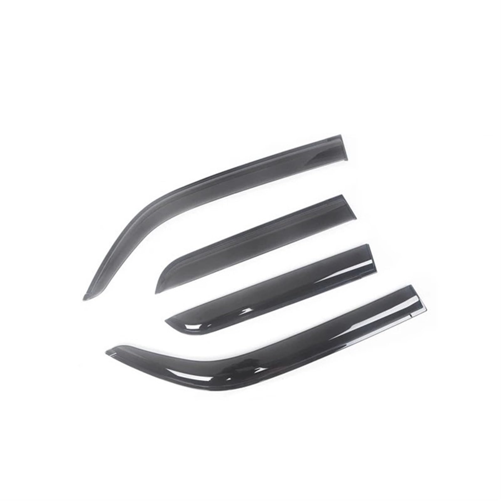 QUTALP for Cadillac, Escalade 1999-2020 Seitenfenster-Windabweiser, Visiere, schwarzer Regenschutz, Türvisier, Lüftungsschirme, dunkler Rauch, Ventvisor Auto-Windabweiser(for ESCALADE 02-06) von QUTALP