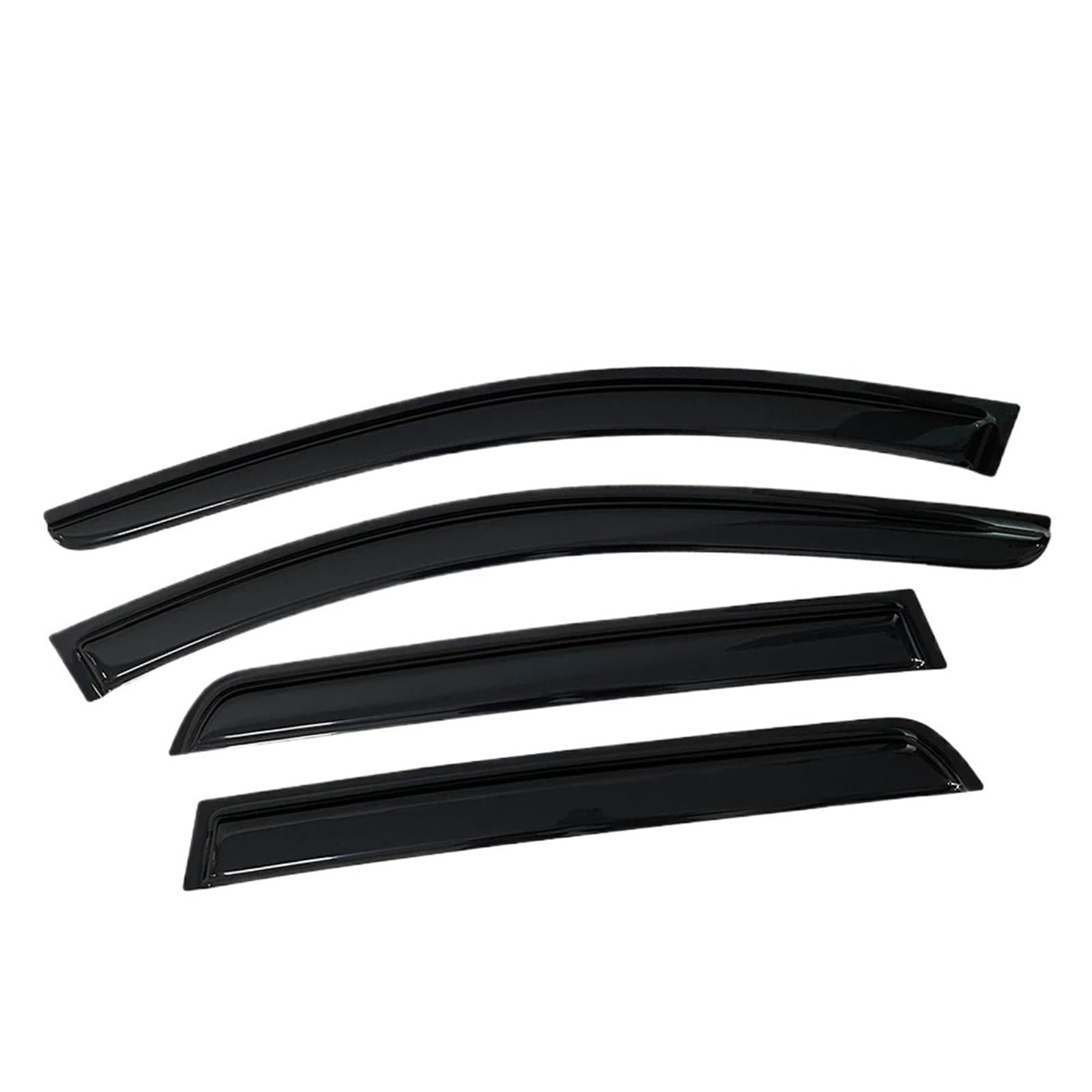 QUTALP for Volvo, XC70 V70 XC60 XC90 C30, schwarz getöntes Seitenfenster-Visier, Schutzgitter, Lüftungsmarkisen, Unterstände, Regenschutz, Tür-Ventvisor Auto-Windabweiser(for XC70 V70 03-07) von QUTALP