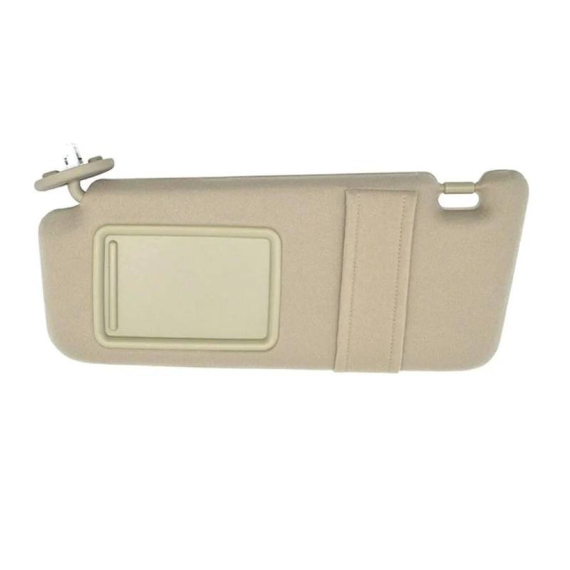 Auto Sonnenblende Beige Auto Sonnenblende Linke Seite Rechte Seite Fahrerseite Beifahrerseite Für Toyota Für Camry 2007 2008 2009 2010 2011 Sonnenblende(Beige Left) von QUTBAG