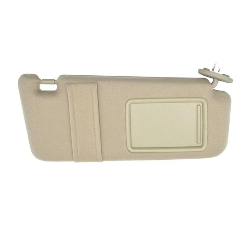 Auto Sonnenblende Beige Auto Sonnenblende Linke Seite Rechte Seite Fahrerseite Beifahrerseite Für Toyota Für Camry 2007 2008 2009 2010 2011 Sonnenblende(Beige Right) von QUTBAG