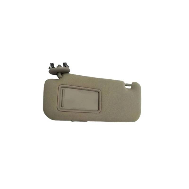 Auto Sonnenblende Front Stop Fahrer Beifahrer Visier Kosmetik Spiegel Auto Teile Für Toyota Für Corolla 2007 2008 2009 2010 2012 2013 74320-02711-E0 Sonnenblende(Left beige) von QUTBAG