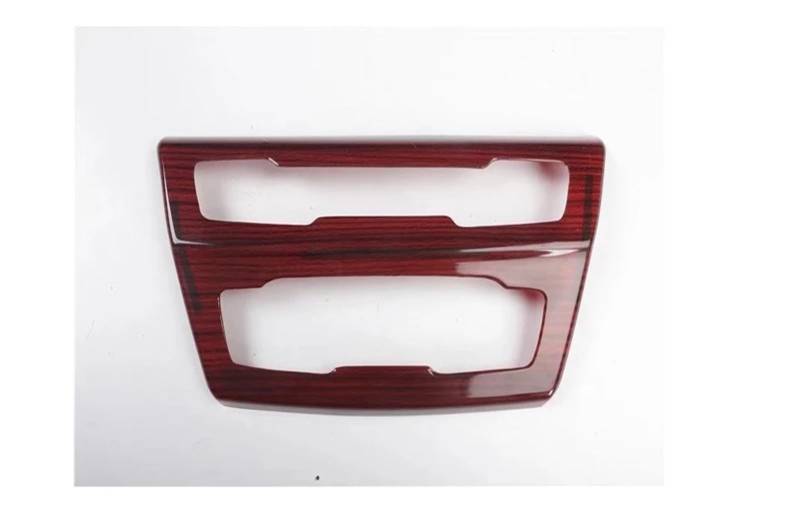 Console Panel Carbon Faser Stil Auto Interior Center Konsole CD Panel Trim Für X1 F48 2016 2017 2018 2019 2020 2021 Auto Auto Zubehör Konsolenverkleidung(ABS Peach Wood) von QUTBAG