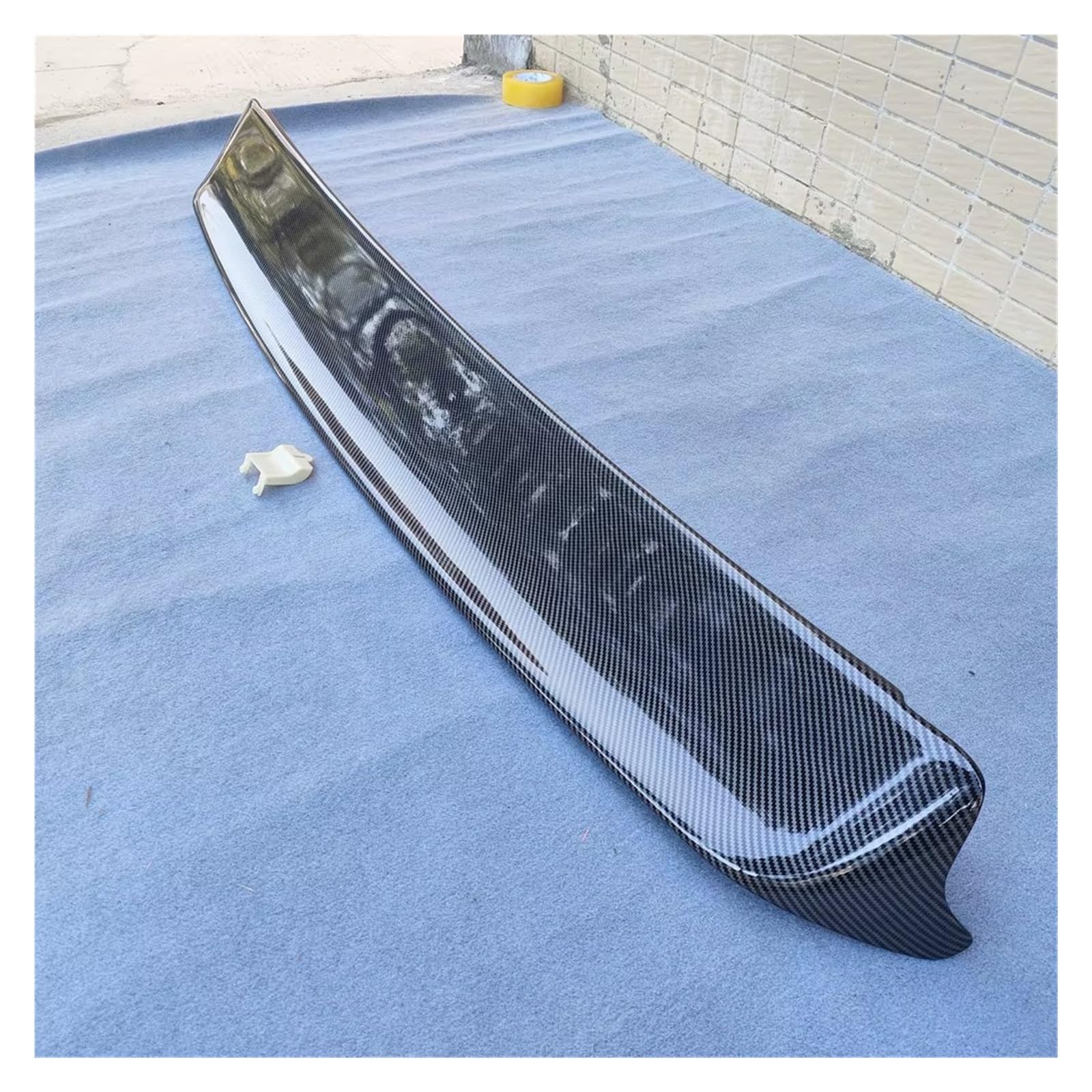 Dachspoiler Auto Teile Manufaktur ABS Hinten Schwanz Stamm Spoiler Für Dodge Für Challenger SRT Hellcat 2015 2016 2017 2018 2019 2020 2021 Heckspoiler Lippe(Carbon Fiber Pattern) von QUTBAG