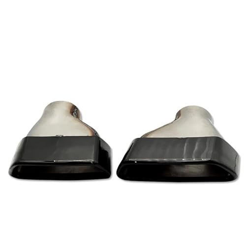 Spitze Schwanz Schalldämpfer 304 Edelstahl Für 5 Series G30 G31 530i 528i 530i Auto Auspuffrohr Endrohr Quadrat Spitze Schalldämpfer Spitze(Black A) von QUTBAG