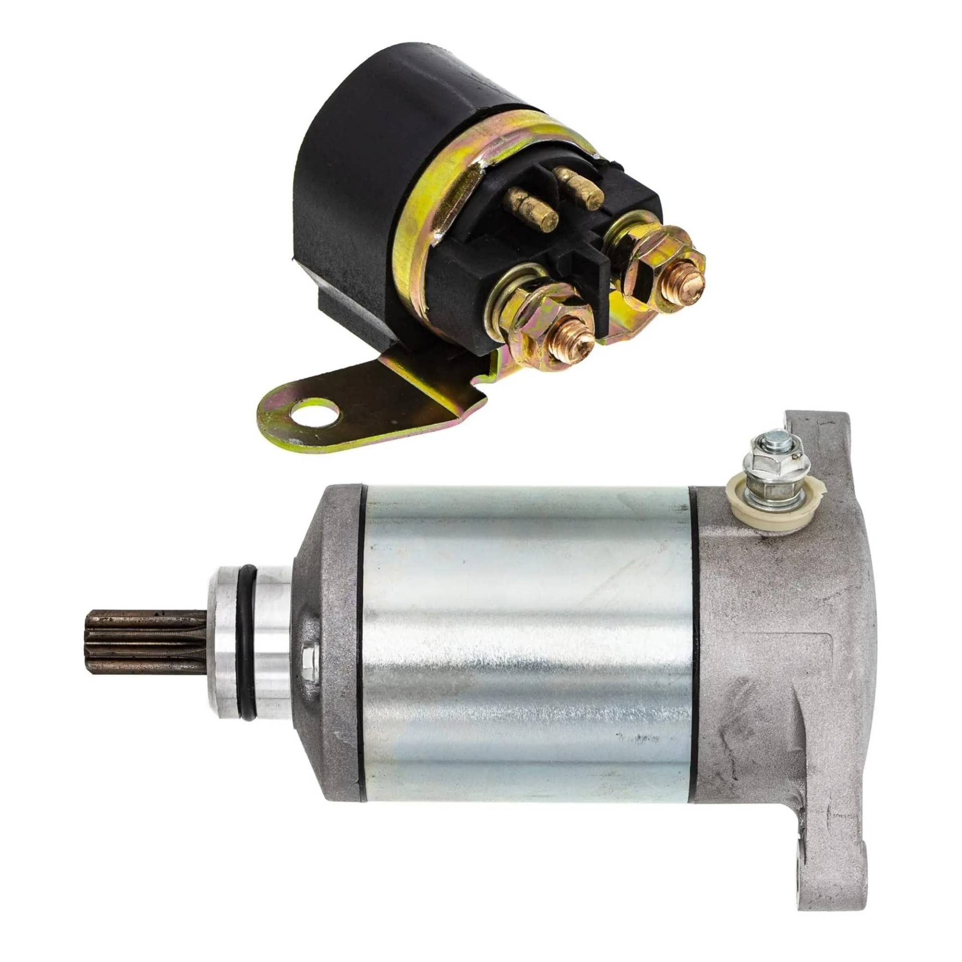 Starter Starter Motor Magnet Kit Für Arctic Cat 300 Für Suzuki Für Quadrunner 250 4WD Für King Für Quad 400 31100-19B20 ATV Anlasser Motor von QUTBAG