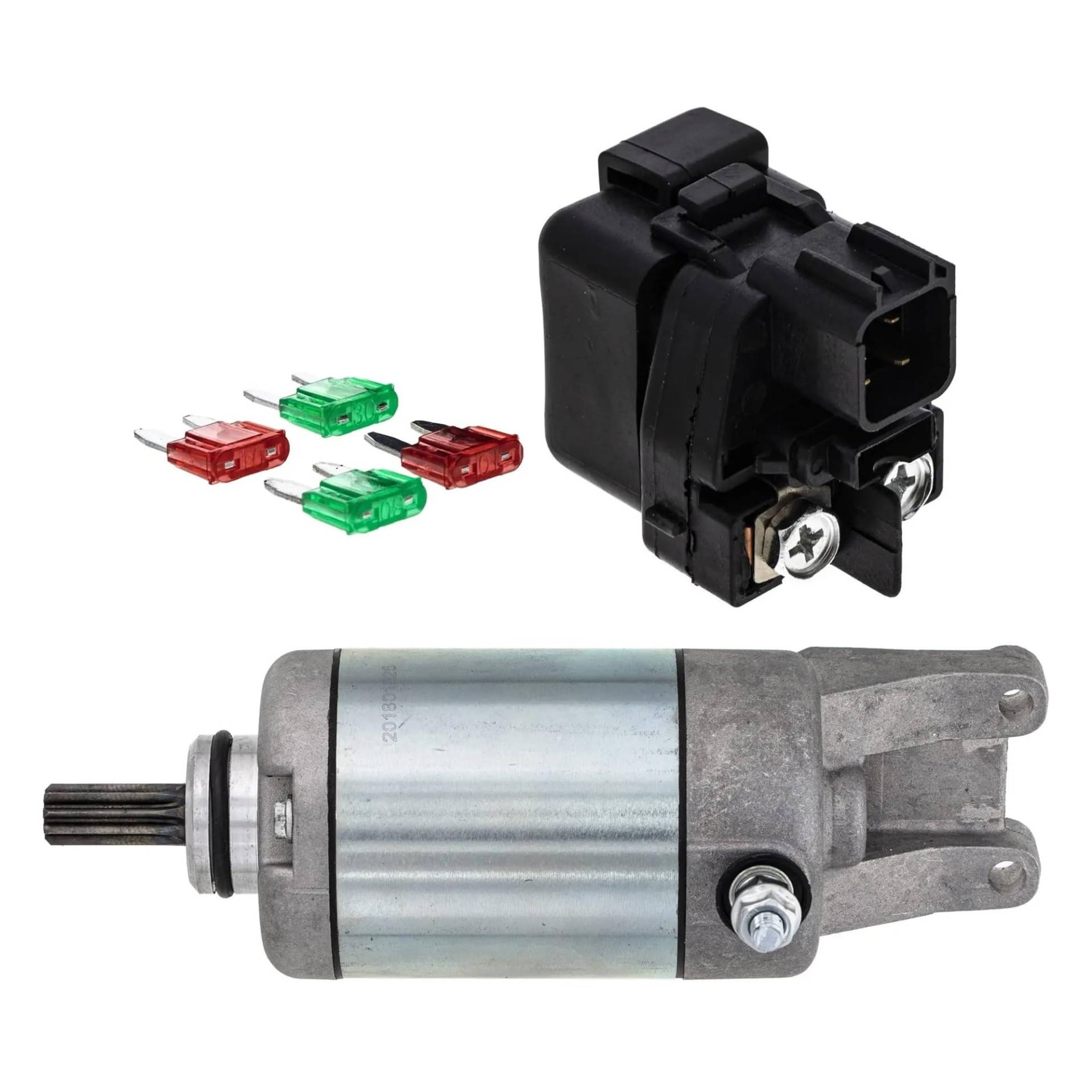 Starter Starter Motor Magnet Kit Für Suzuki Für König Für Quad 500 450 LTA500 31100-11H00 31800-41G10 31800-08H00 ATV Anlasser Motor von QUTBAG