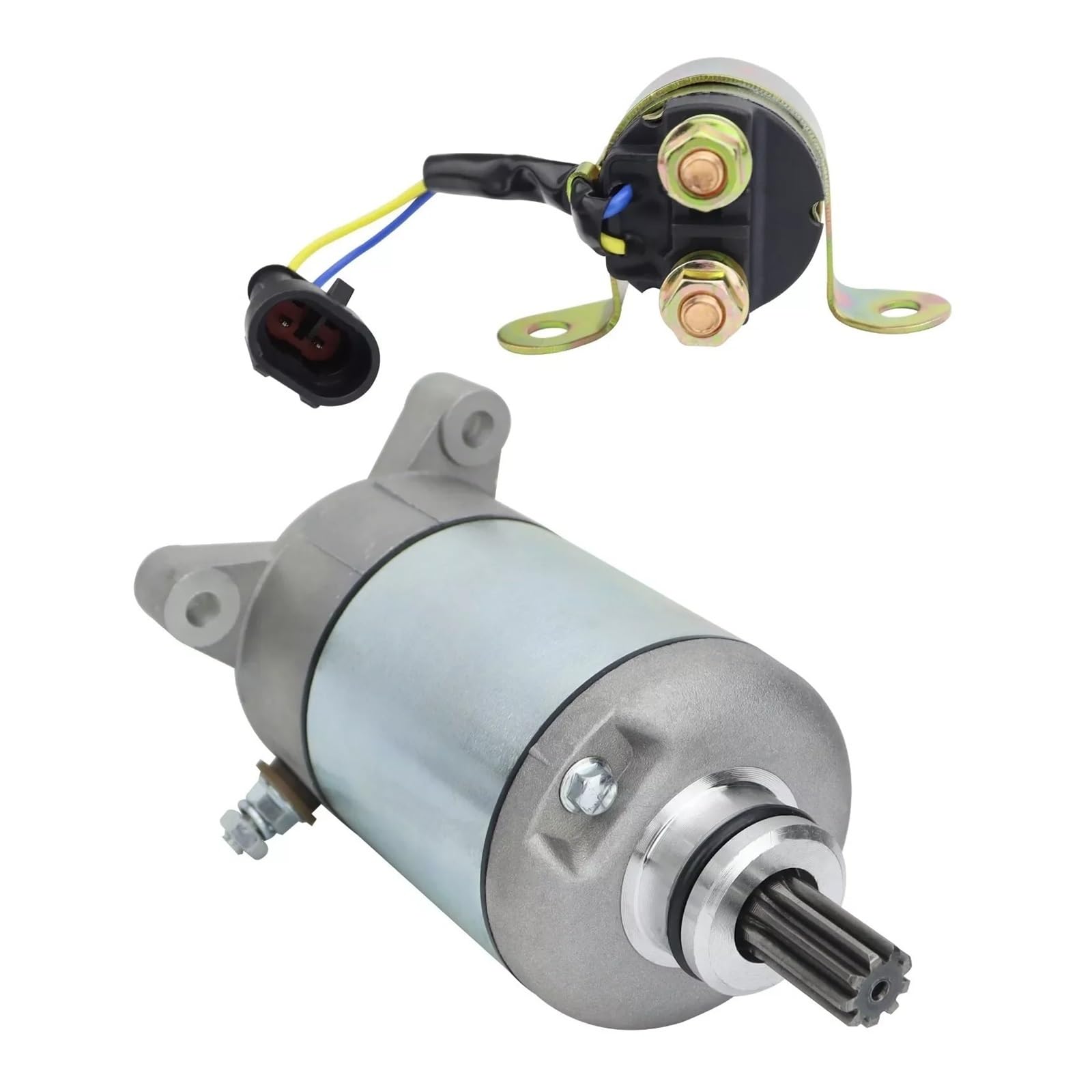 Starter Starter Motor Relais Für Polaris Für Sportsman Für Crambler Für Trail 500 450 400 330 06-2014 Für Ranger 500 400 3084981 3090188 18645 410-54020 Anlasser Motor von QUTBAG