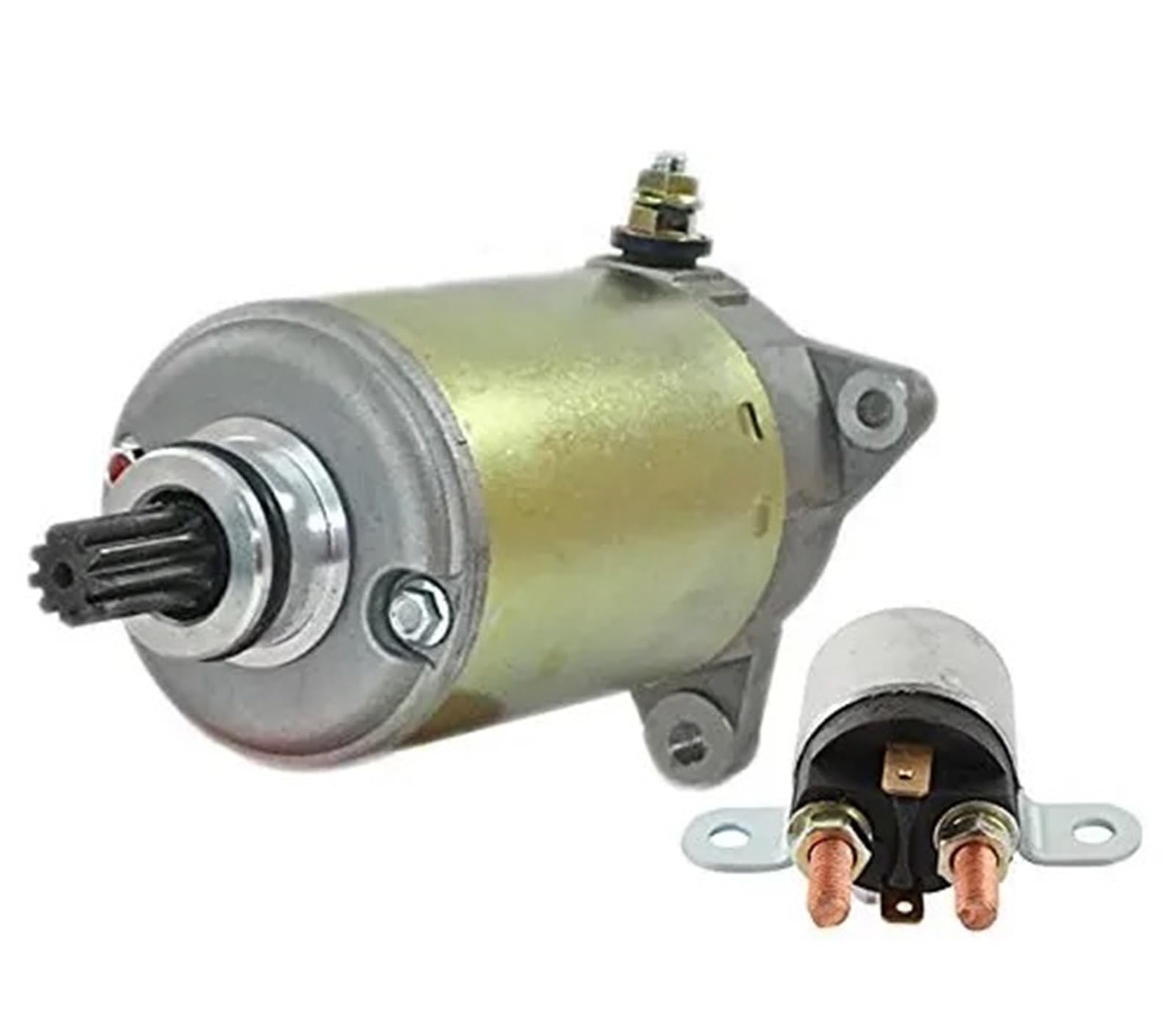 Startermotor Hochleistungs-ANLASSER UND Relais CAN-AM ATV Für Outlander 500 570 650 800 800R 1000 71-29-18880 420684560 420684562 420684566 Anlassermotor von QUTBAG