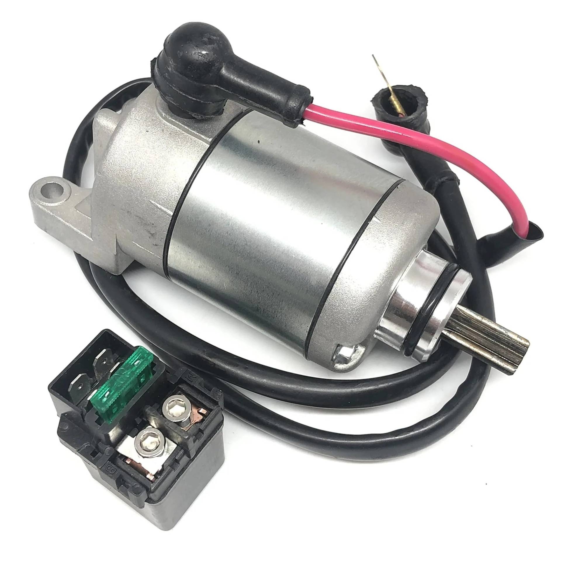 Startermotor Langlebiges Und Zuverlässiges Starterrelais-Magnetventil Kompatibel Mit YZF R25 R3 R3A 2015 2016 2017 2018 Anlassermotor von QUTBAG