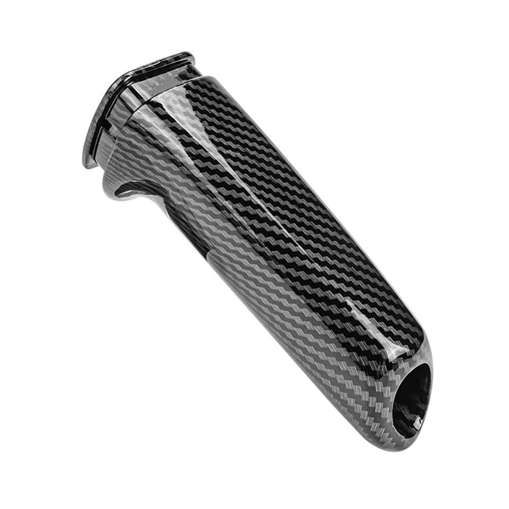 QUYIFUN [Replacement] 1pc Carbon Fiber Schwarz Handbremse Bremsgriff Abdeckung for BMW F20 F21 E81 E87 F22 F23 F30 F32 E90 e91 F32 F36 E60 E61 E63 E84 E85 von QUYIFUN