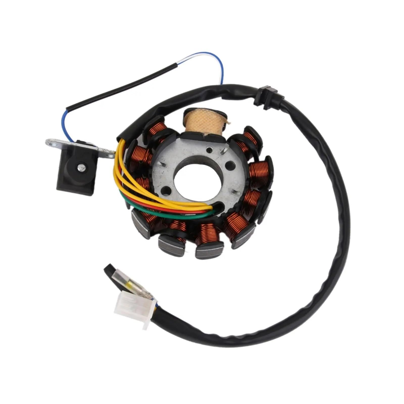 Motorrad Stator Spule Stator 11 Pole 6 Spule Für GY6 125 150cc Roller Moped Motorspule Zündung Statorspule Motorrad Zündspule Statorspule von QUZVYT