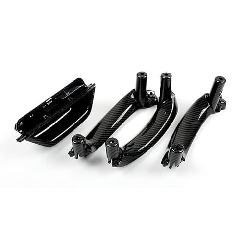 4 Stück Kohlefaser Auto Links Rechts Innentürgriff LHD Innentürverkleidung Griff Pull Trim Cover Für BMW X3 X4 F25 F26 2010-2017(Carbon Fiber 4Pcs) von QVQOJCTH