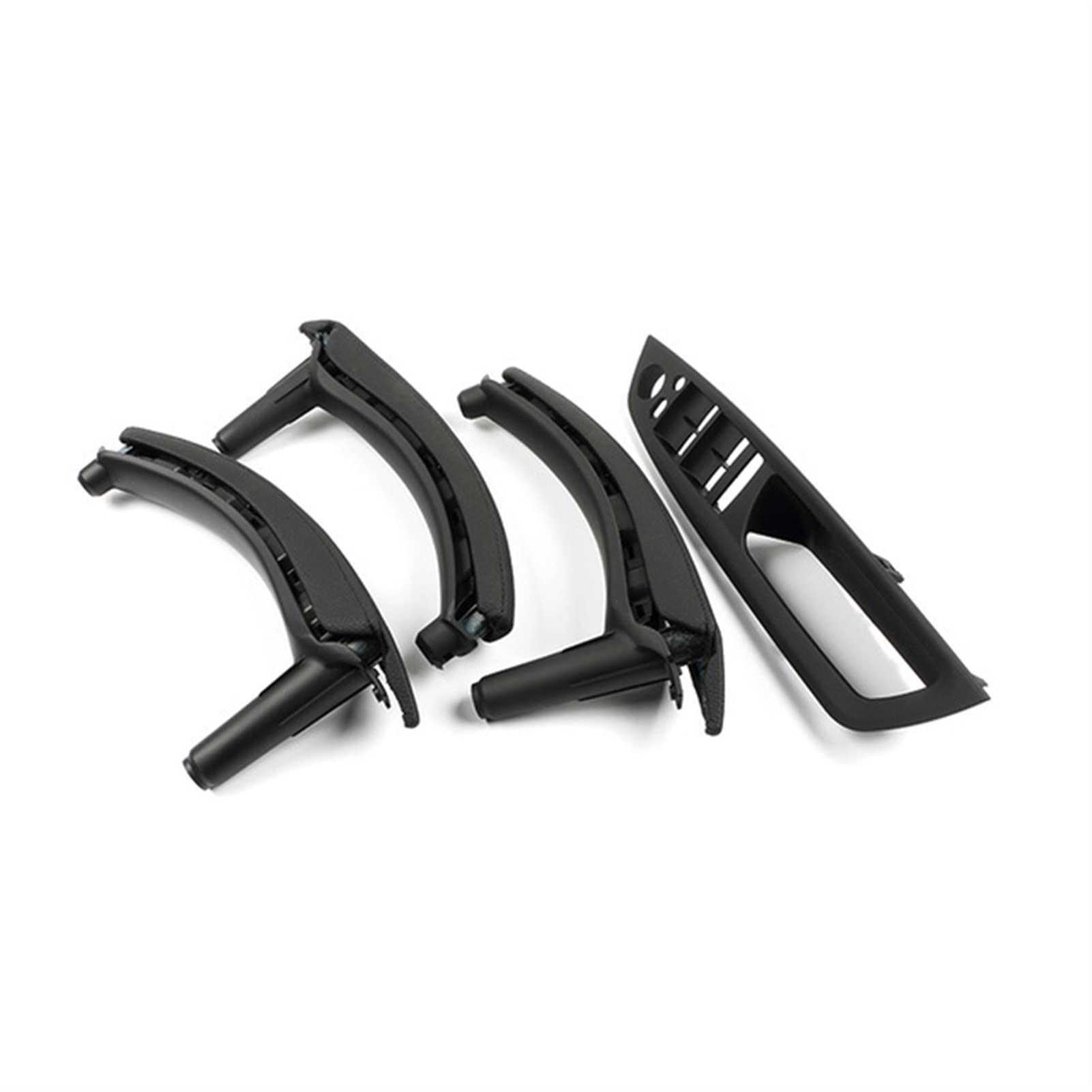 7Pcs LHD RHD Auto-Innentür-Leder-Zuggriff-Klammer-Ordnungs-Abdeckung Für BMW E70 E71 X5 X6 2007-2013 Autozubehör(Black RHD) von QVQOJCTH