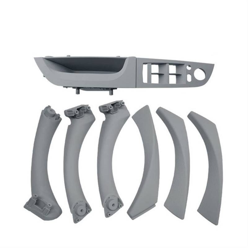 9-teiliges Auto-Innentürgriff-Panel-Kit Für BMW E90 E91 3er 2005-2012 318 320 323 325 328 Pull Trim Cover(D 35.5cm Gray 9Pc) von QVQOJCTH