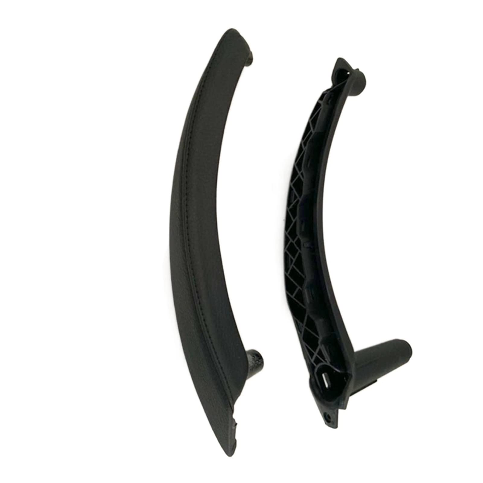 Auto Links Rechts Innentür Armlehne Griff Innenverkleidung Pull Trim Cover Leder Für BMW E70 E71 X5 X6(A Set of Black Left) von QVQOJCTH