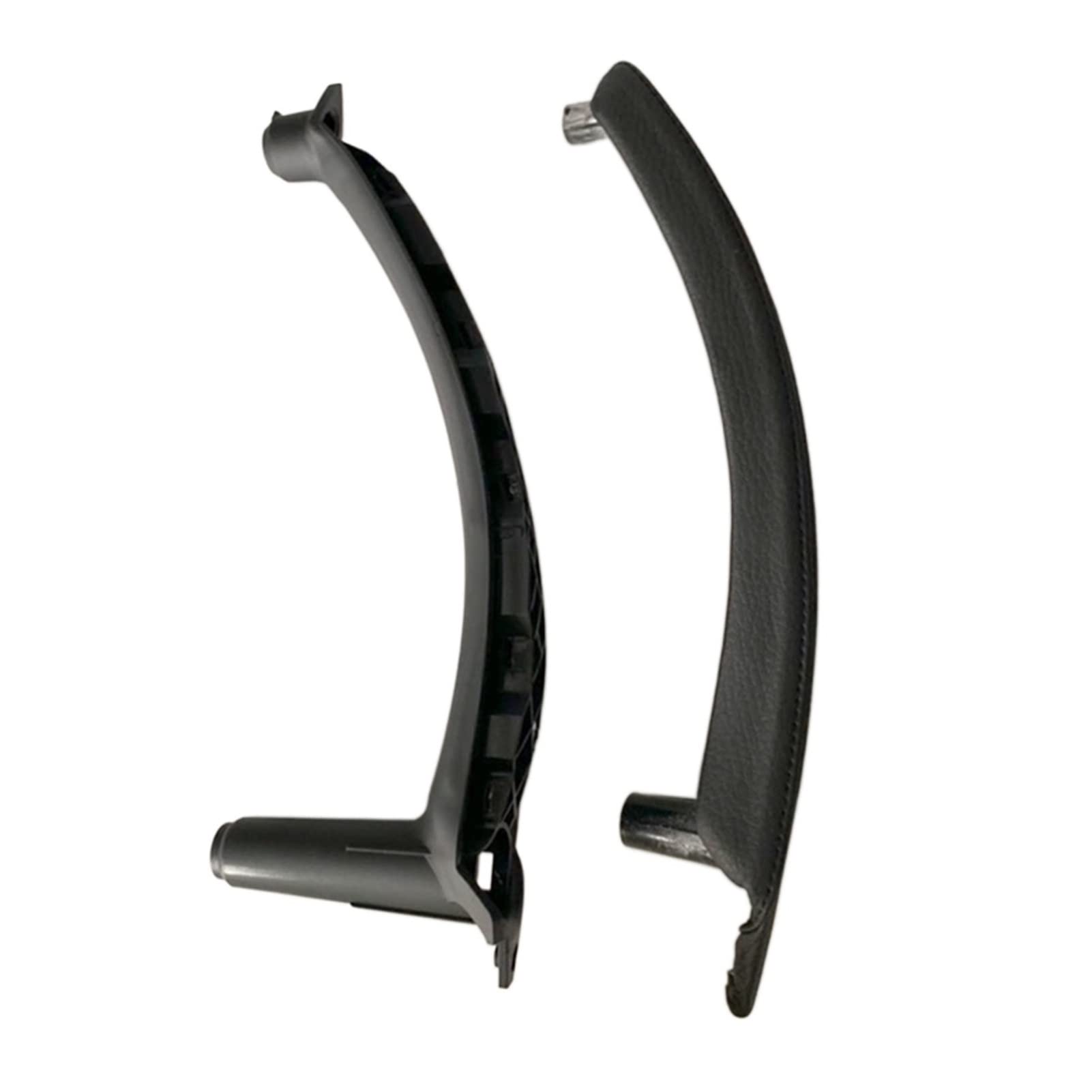 Auto Links Rechts Innentür Armlehne Griff Innenverkleidung Pull Trim Cover Leder Für BMW E70 E71 X5 X6(A Set of Black Right) von QVQOJCTH