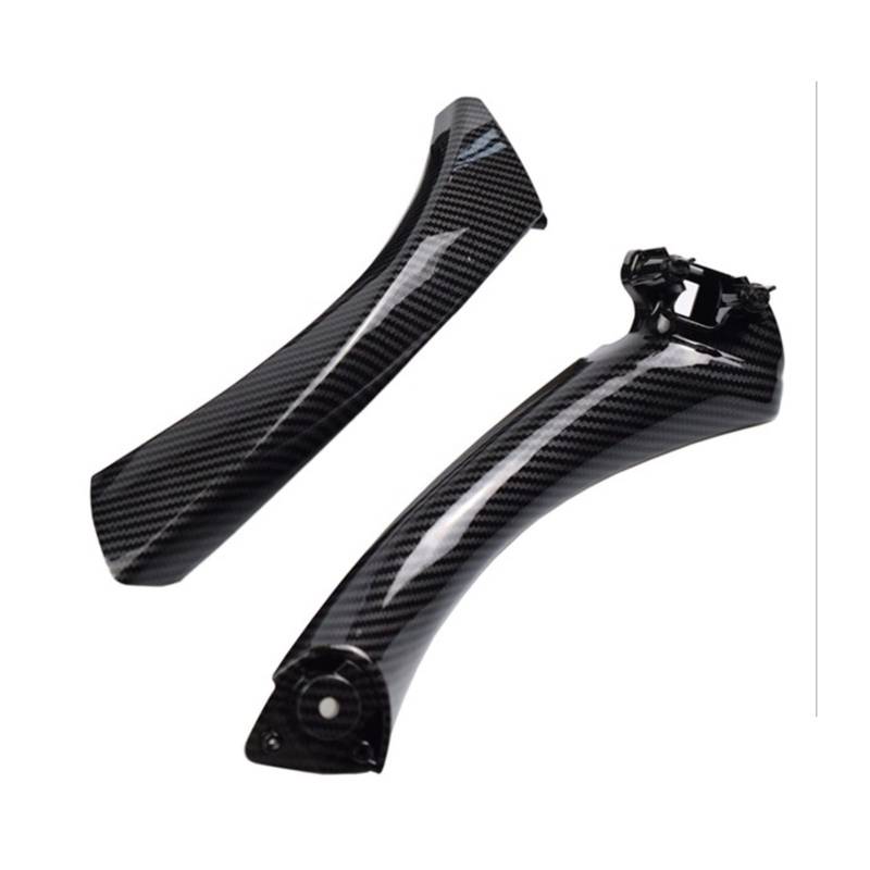 Für BMW 3er E90 E91 E92 316 318 320 325 328i Innentüren Griff Pull Trim Cover Links Rechts(Carbon Fiber-Right) von QVQOJCTH