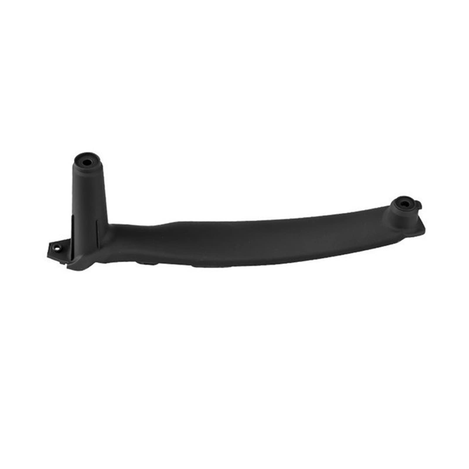 Für BMW E70 E71 X5 X6 2007-2013 LHD RHD Verbesserter Innenraum Auto-Innentür-Leder-Ziehgriffhalterung Und Außenhaut(Bracket Black Left) von QVQOJCTH