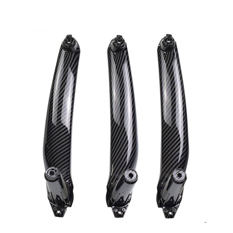 Für BMW E70 E71 X5 X6 2007-2014 Armlehne Auto Links Rechts RHD LHD Innentürgriff Innenverkleidung Zugverkleidung(Carbon Fiber-LHD) von QVQOJCTH