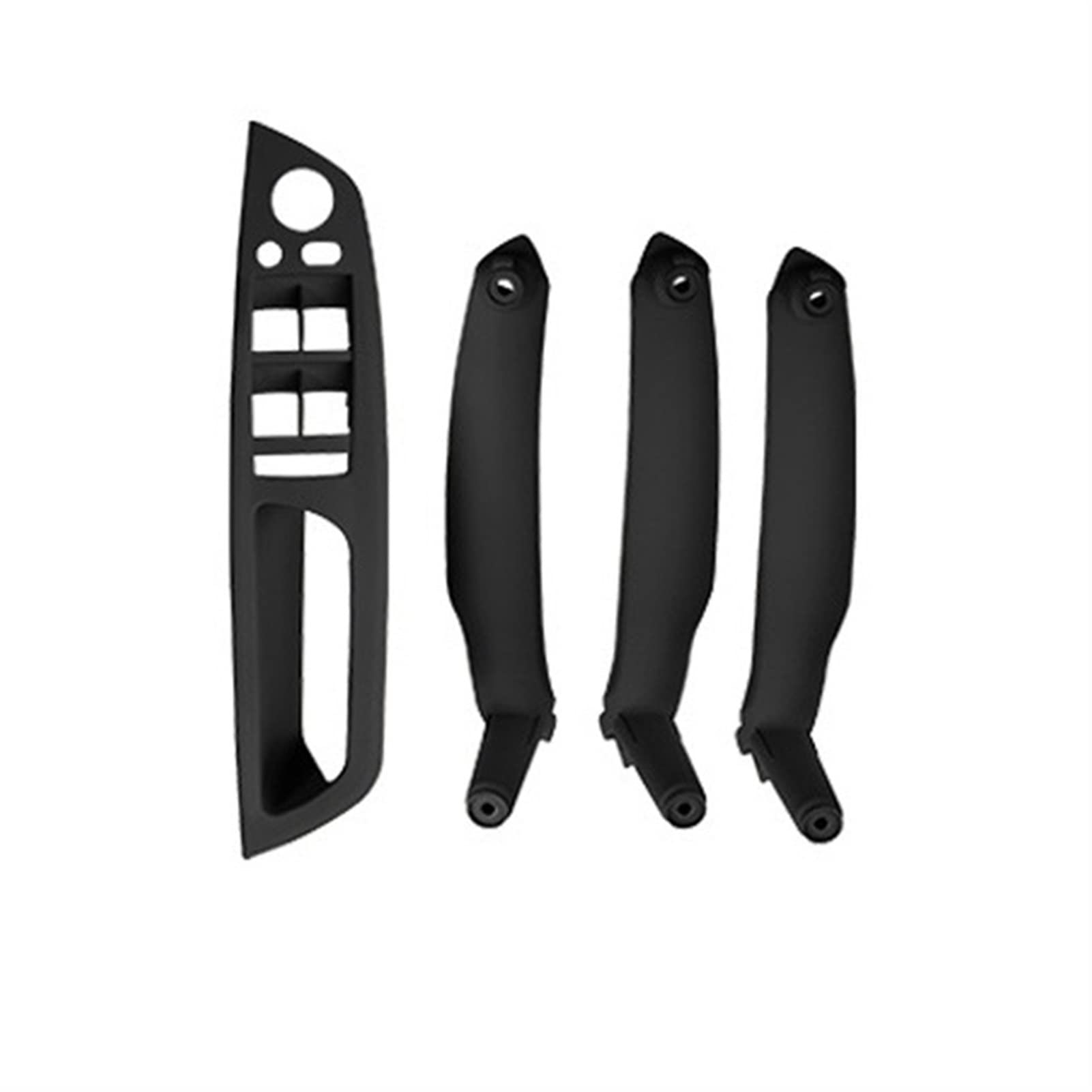 Für BMW E70 E71 X5 X6 2007-2014 Armlehne Auto Links Vorne Fahrersitz LHD Innentürgriff Innenverkleidung Zugverkleidung(Black 4 Pcs) von QVQOJCTH