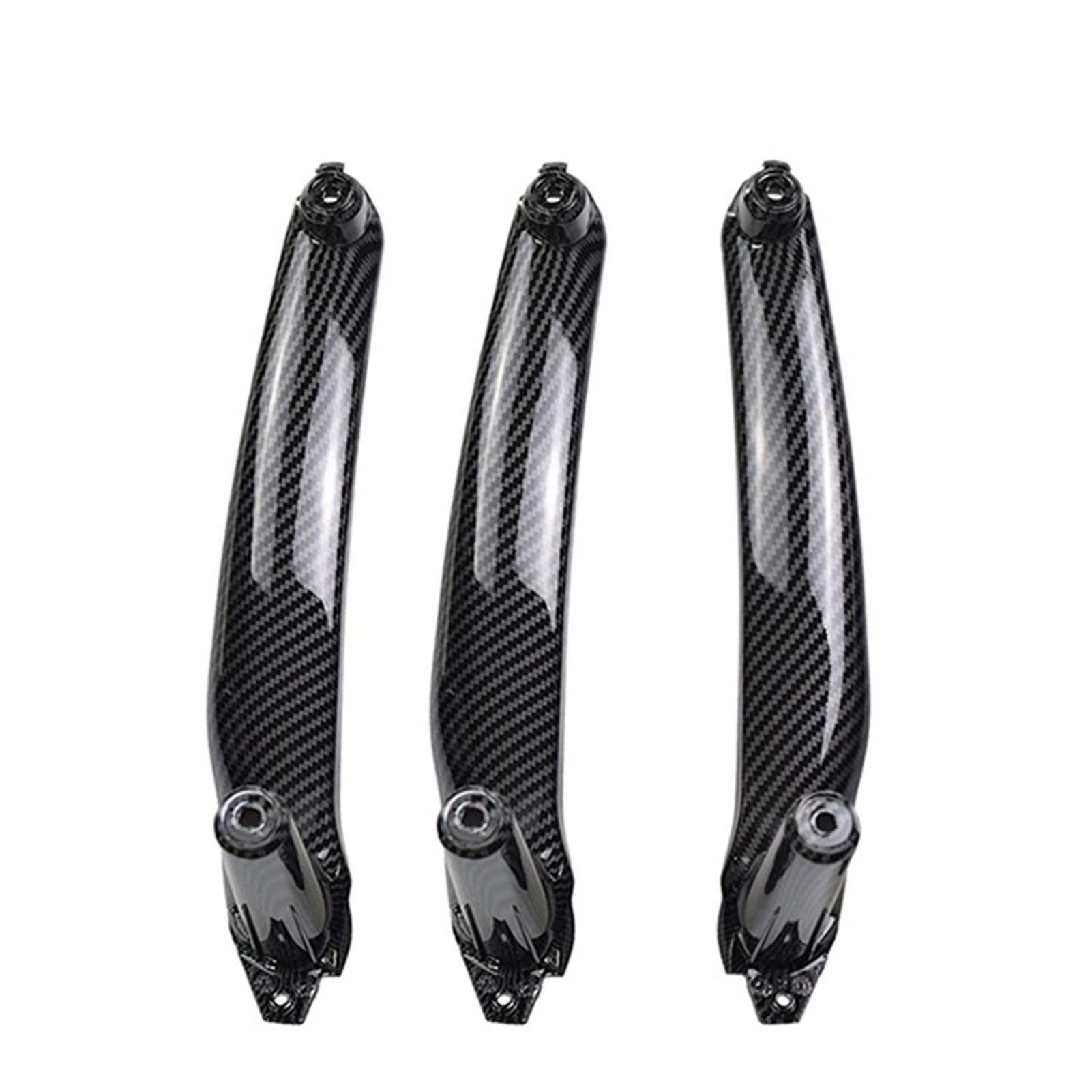 Für BMW E70 E71 X5 X6 Armlehne Auto Links Rechts Innentürgriff Innenverkleidung Zugverkleidung(Carbon Fiber-RHD) von QVQOJCTH