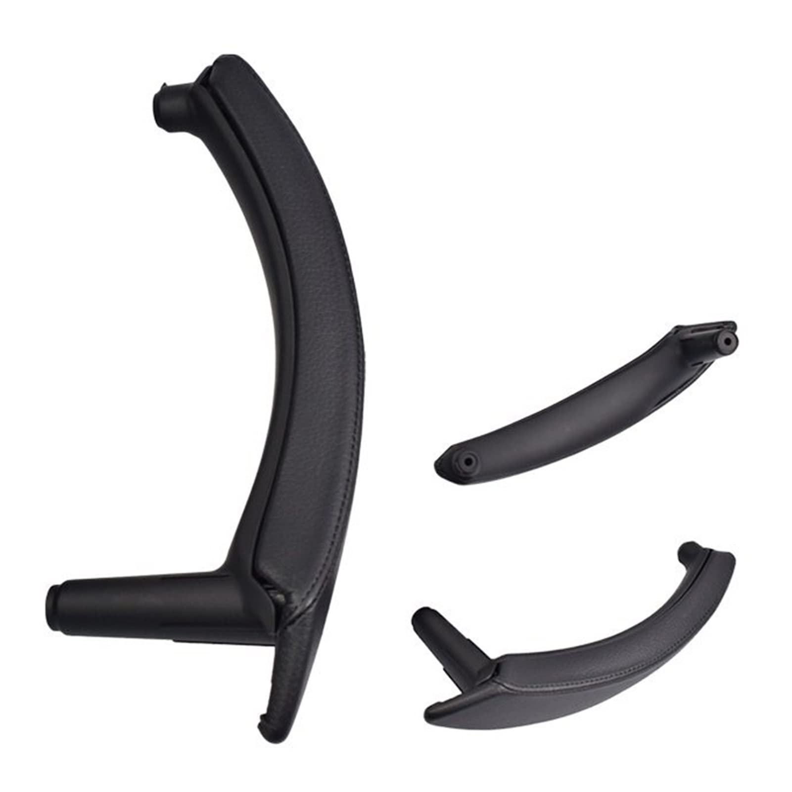 Für BMW E70 X5 E71 X6 Links Rechts Außen Leder Innen Armlehne Türverkleidung Griff Pull Trim Cover(Black-Left) von QVQOJCTH