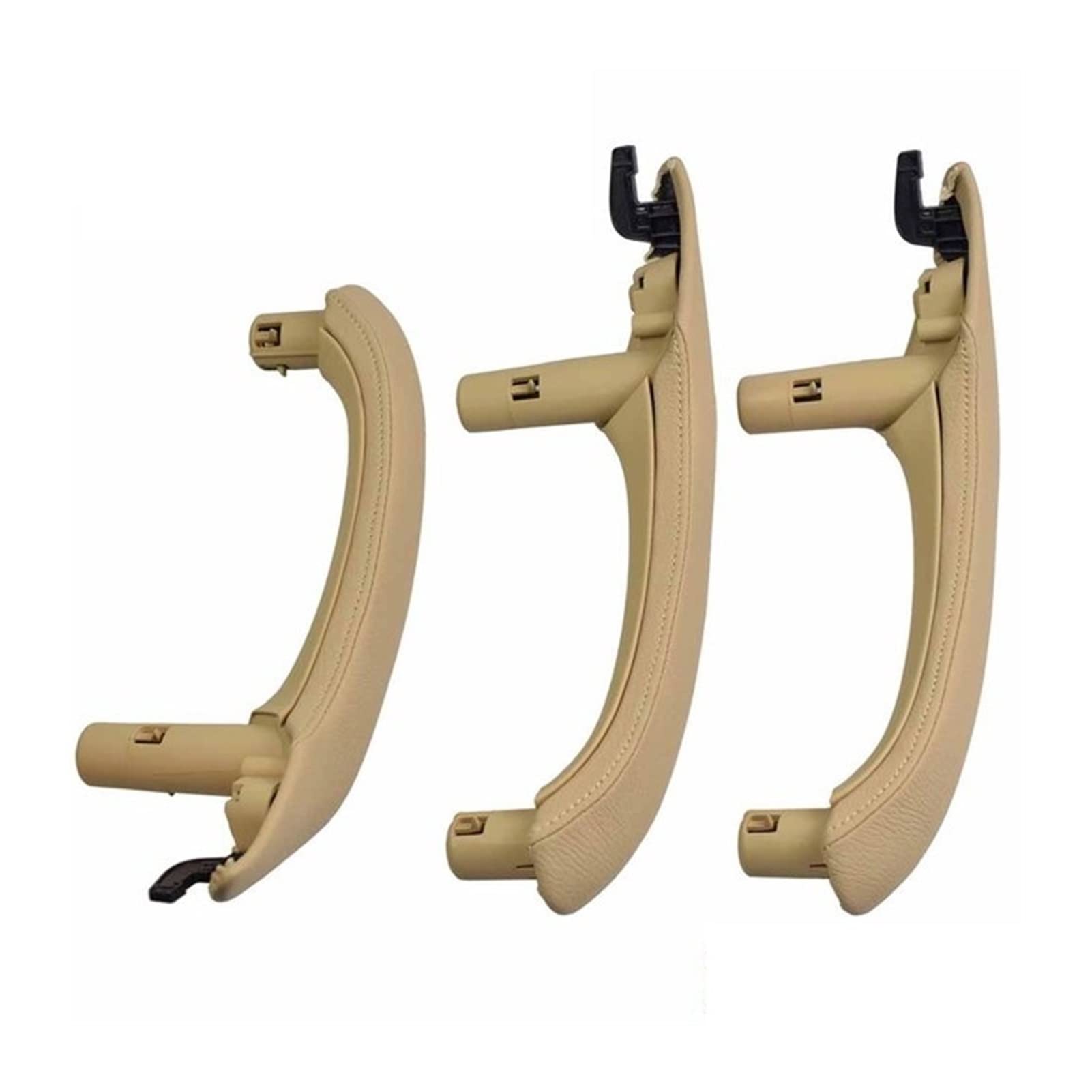 Für BMW X3 X4 F25 F26 2010-2016 Autoinnenraum Beifahrertür Links Rechts Zuggriff Lederbezug Ersatz(LHD Set Beige) von QVQOJCTH