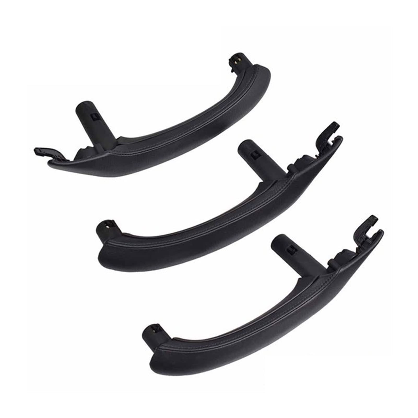 Für BMW X3 X4 F25 F26 2010-2016 Autoinnenraum Beifahrertür Links Rechts Zuggriff Lederbezug Ersatz(LHD Set Black) von QVQOJCTH