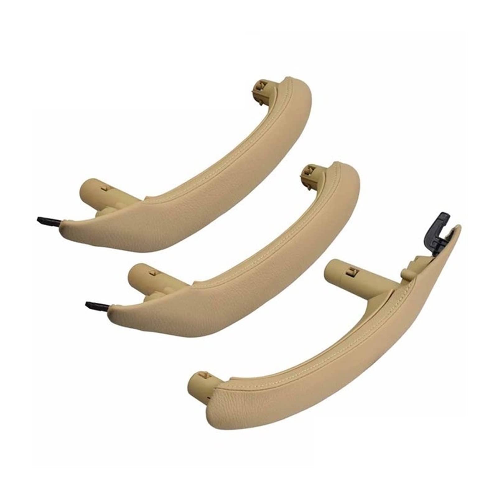 Für BMW X3 X4 F25 F26 2010-2017 Beige Schwarz Auto Links Rechts Türinnengriff Innentürverkleidungsgriff Pull Trim Cover(RHD Beige 3pcs) von QVQOJCTH