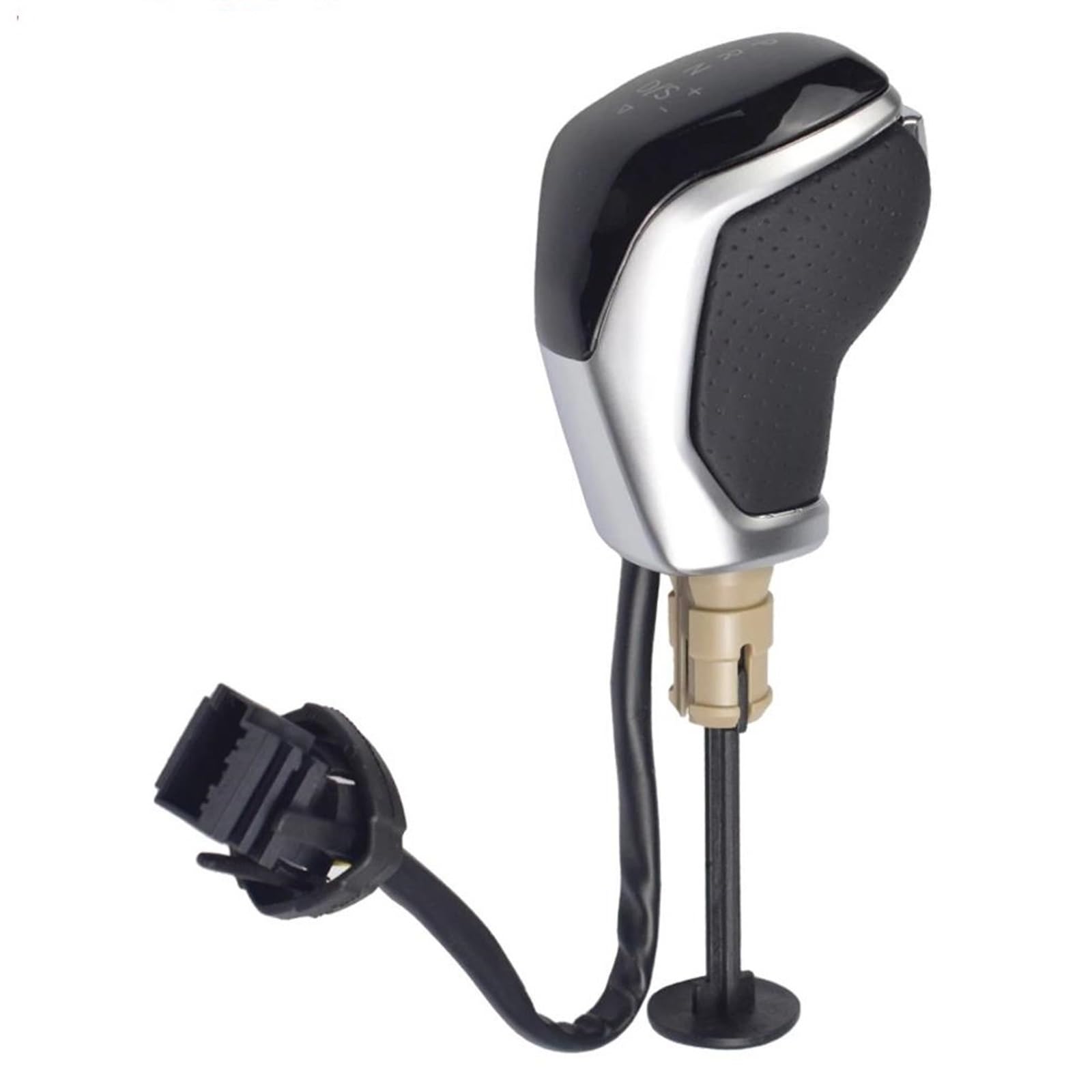 Für VM Cc Für Sitz Für Jetta Für Golf Mk6 Mk7 Für Sagitar Mit Anzeige Licht Auto Getriebe Shift Kopf Verschiebung Shifter Griff(White with Hole) von QVQOJCTH