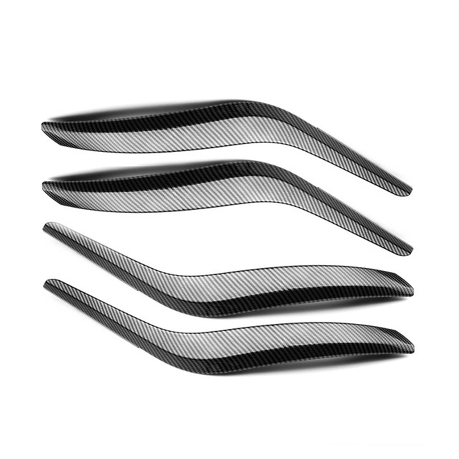 Kohlefaser Vorne Hinten Links/Rechts Autoinnenraum Türgriff Innenzugverkleidung Für BMW X1 E84 09-16 Autozubehör(Carbon Fiber 4Pcs) von QVQOJCTH