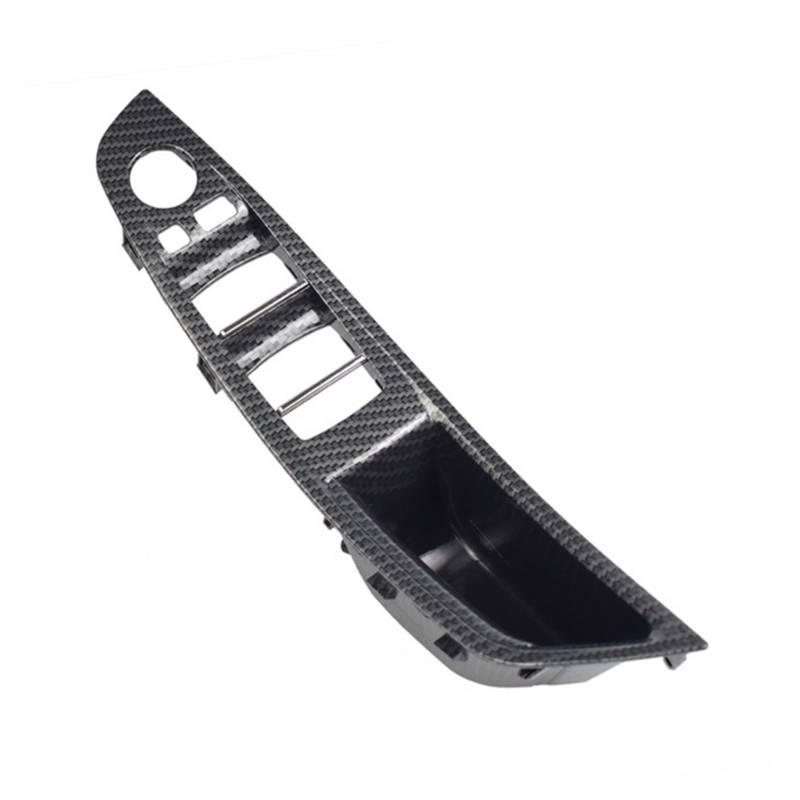 LHD RHD Für BMW 5er F10 F18 2010-2016 Auto Vorne Hinten Rechts Links Innentürgriff Innentürverkleidung Zugverkleidung(Carbon-RHD-1) von QVQOJCTH