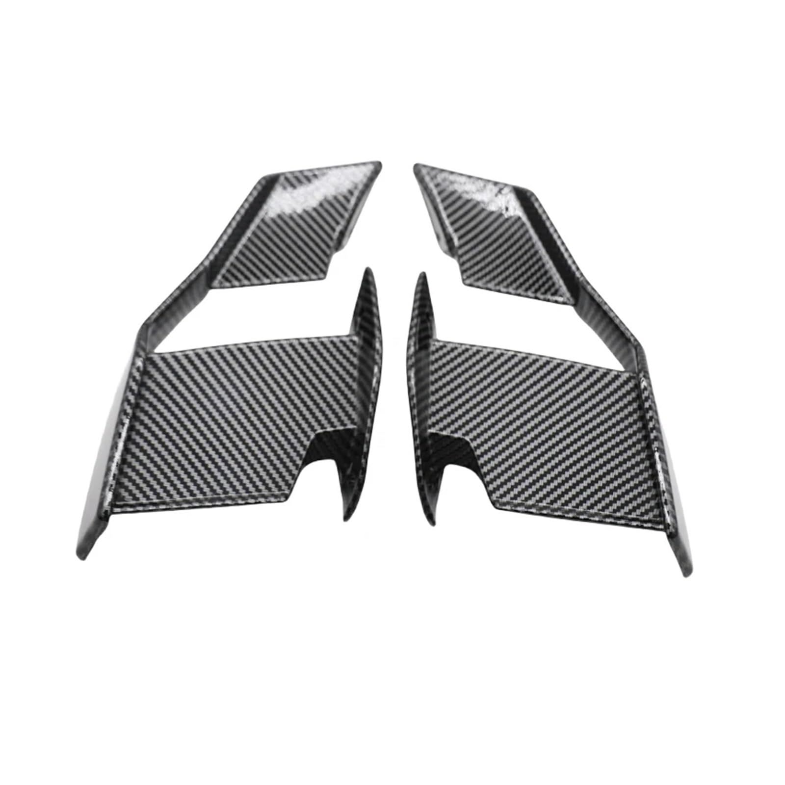 QWERTYUI AISHANBAIHUODIAN Neue 2023 Motorräder Verkleidung Seite Winglet Aerodynamische Flügel Kit Spoiler Fit for BMW S1000R S1000r M1000R 2021-2023 Zubehör (Color : Custom Colours) von QWERTYUI