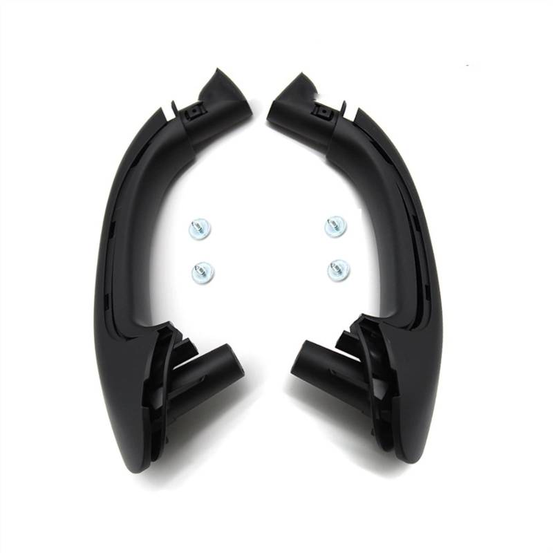 QWETY 4 Stück Auto vorne Links rechts Innentürgriff-Set Ersatz, for Mercedes-Benz, for W203 C-Klasse Limousine 2000–2007 Innentür-Armlehnenverkleidung(Black Front 2pcs) von QWETY