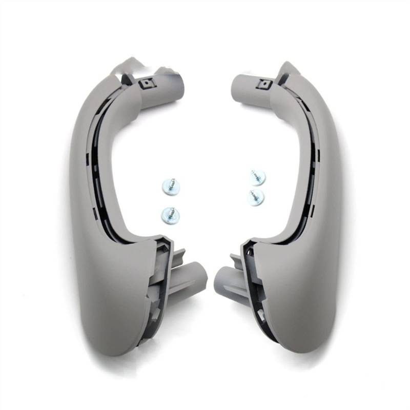 QWETY 4 Stück Auto vorne Links rechts Innentürgriff-Set Ersatz, for Mercedes-Benz, for W203 C-Klasse Limousine 2000–2007 Innentür-Armlehnenverkleidung(Gray Front 2pcs) von QWETY