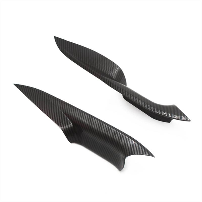 QWETY ABS-Beschichtung Carbon Style Autotürgriff-Zugabdeckungsverkleidung, for, for 7er Serie 730 740 745 750 760 F02 2009–2015 Innentür-Armlehnenverkleidung(Front Carbon Texture) von QWETY