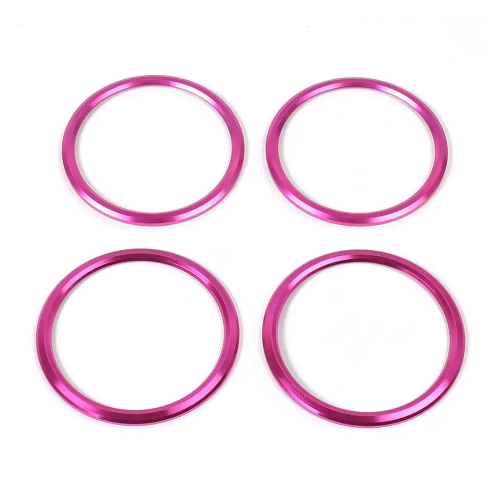 QWETY Auto Klimaanlage Vent Outlet Ring Trim Abdeckung, for Chevrolet Camaro 2017 2018 2019 2020 2021 2022 Innen Zubehör Verkleidung der Lüftungsschlitzabdeckung(Pink) von QWETY