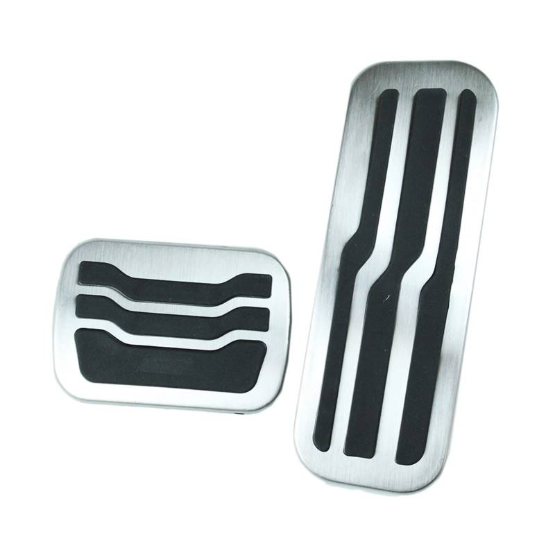 QWETY Autozubehör Gaspedal Bremse Fußstütze Clutc AT Pedal Pad, for Ford, for Explorer, 2011-2017 Pedale Pad Nicht bohrende Pedale Fußstützenpedalabdeckung von QWETY