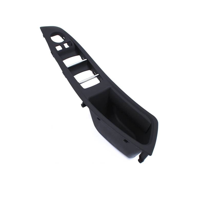 QWETY Innentür Armlehne Fenster Schalter Panel Pull Griff Set, for, for 5 Series F10 F11 F18 520i 523i 525i 528i 535i Innentür-Armlehnenverkleidung(Left Armrest Black) von QWETY