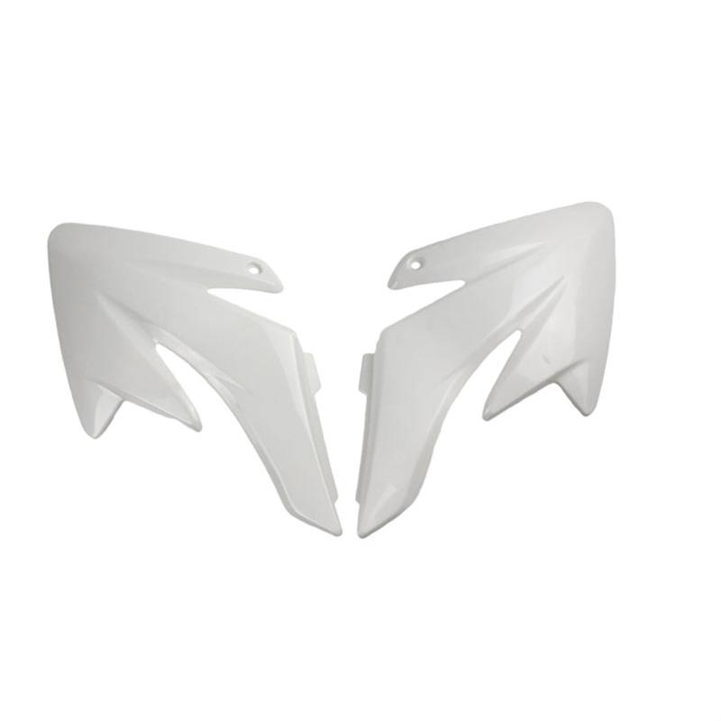 QWETY Motorrad-Ersatzteile CRF 70 Front Side PP Kunststoff Abdeckung Verkleidung Kit CRF70 Dirt Pit Bike Zubehör Motorrad-Kotflügelverkleidungsset(White) von QWETY