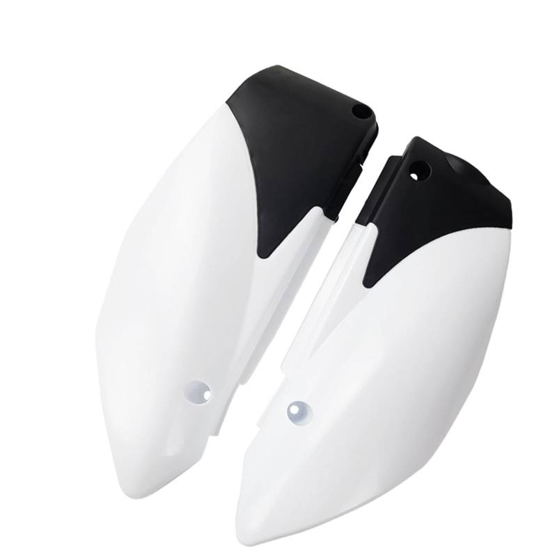 QWETY Racing Motorrad Kotflügel Hinten Links Und Rechts Kotflügel Verkleidung Kit TTR110 TTR 110 Und Chinesische TTR125 Motorrad-Kotflügelverkleidungsset(White) von QWETY