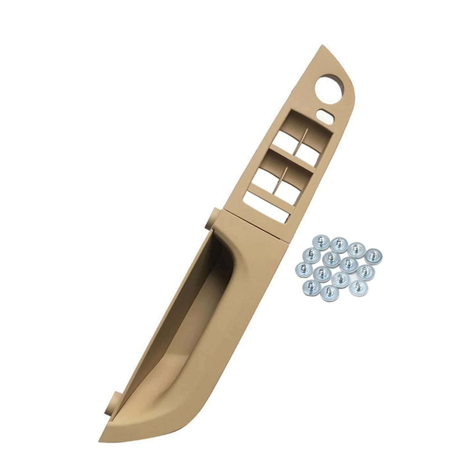 QWETY Vorne Links Fahrer Innentür Armlehne Abdeckung Panel Trim Pull Griff, for, for 3 Serie E90 E91 316 318 320 325 328i Innentür-Armlehnenverkleidung(Beige Low-end 37.5) von QWETY