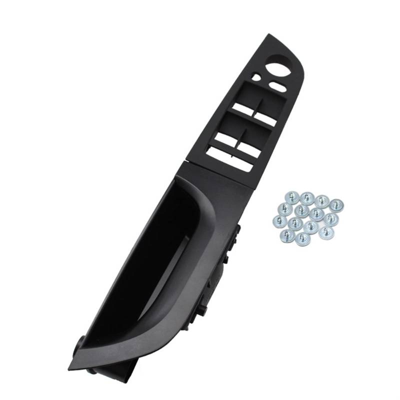 QWETY Vorne Links Fahrer Innentür Armlehne Abdeckung Panel Trim Pull Griff, for, for 3 Serie E90 E91 316 318 320 325 328i Innentür-Armlehnenverkleidung(Black High-end 35.5) von QWETY