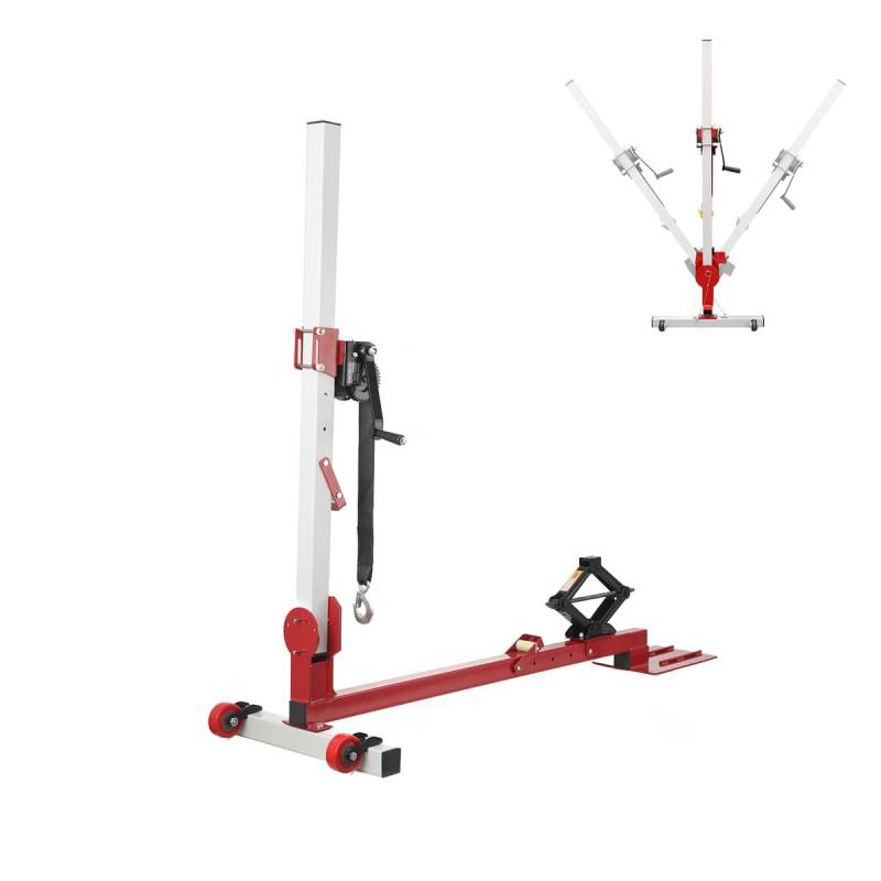 QWEXOB Auto Dellen Reparatur Werkzeug Zugturm Car Dent Repair Tool Pulling Tower, Dellenzieher Ausrüstung, Dellenentfernungs Werkzeug Karosseriedaten Auto Karosserie Blechreparaturwerkzeug 400-1200mm von QWEXOB