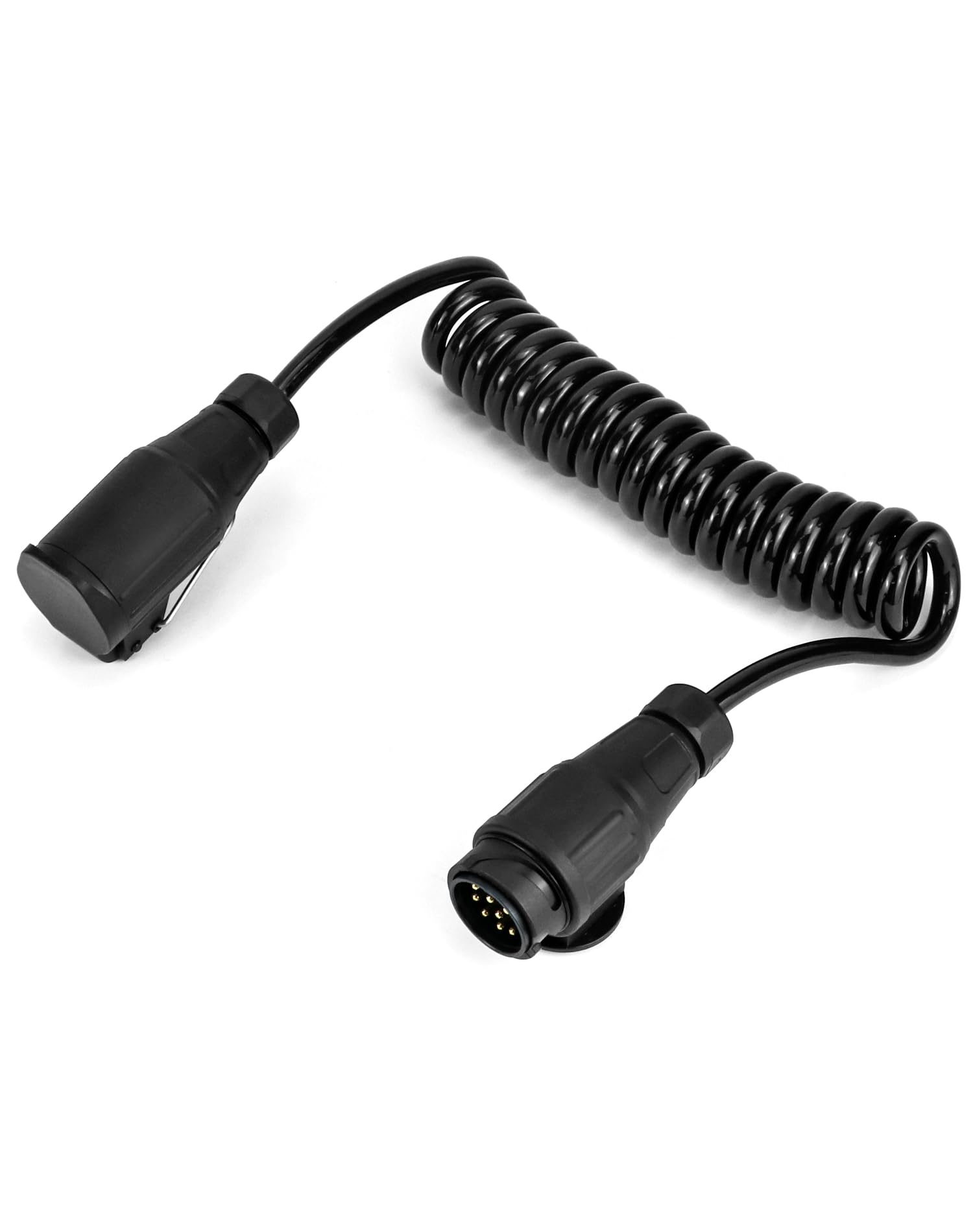 QWORK® 3 Meter Anhänger Adapterkabel 13 auf 13 polig - für 12 V Systeme für Wohnwagen KFZ Caravan RV Traktor Bootstrailer von QWORK