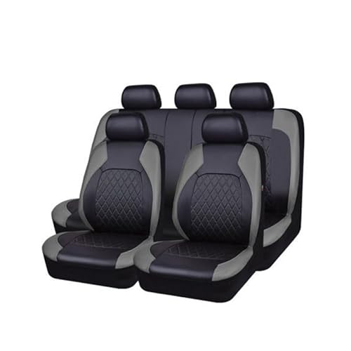 QWTYAFDD Autositzbezug Set,für Dacia Sandero Stepway 3.GEN 2.Gen 2012-2024 2025 Universal-Sitzbezug, Komplett-Set, Schonbezüge Autositze für Vordersitze und Rückbank,A von QWTYAFDD